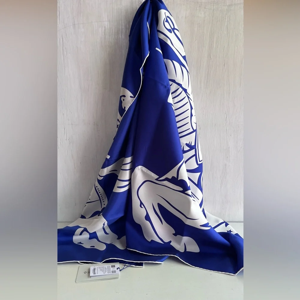 BURBERRY EKD Silk Scarf- Knight